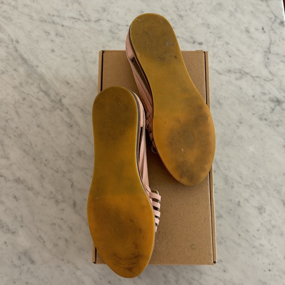 Nisolo Women’s Huarache Sandals Size 8.5 Desert Rose Pink - Picture 2 of 4